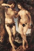 GOSSAERT, Jan (Mabuse) Adam and Eve oil painting